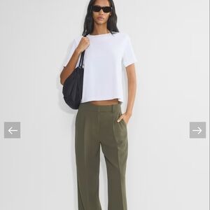 Aritzia Deep Olive Women's Trousers